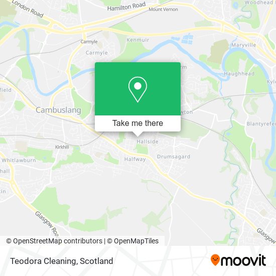 Teodora Cleaning map