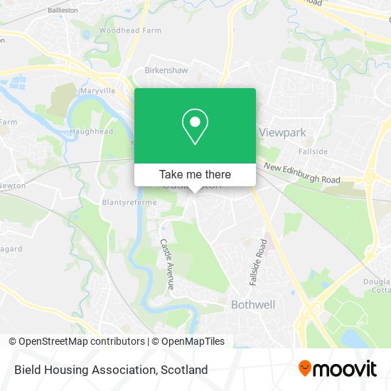 Bield Housing Association map