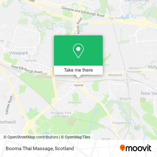 Booma Thai Massage map