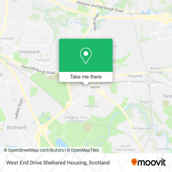 West End Drive Sheltered Housing map