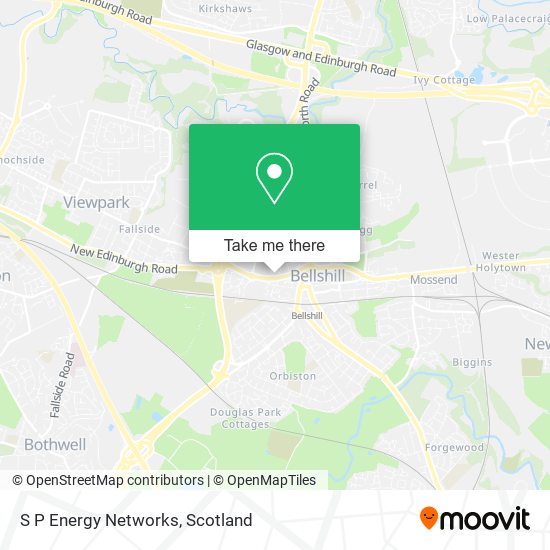 S P Energy Networks map