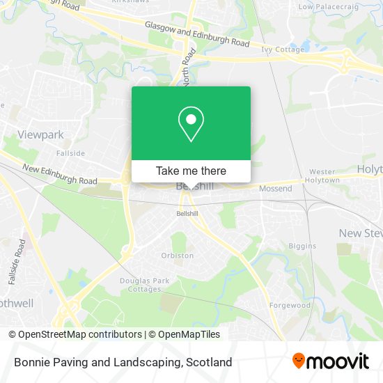 Bonnie Paving and Landscaping map