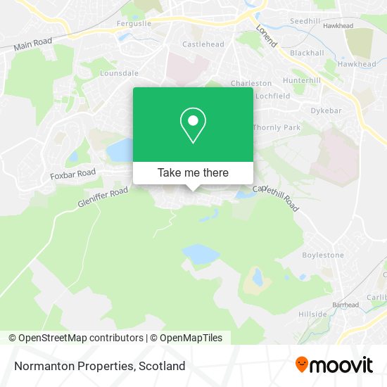 Normanton Properties map