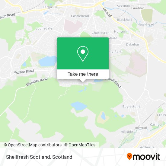 Shellfresh Scotland map