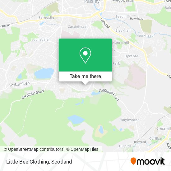 Little Bee Clothing map