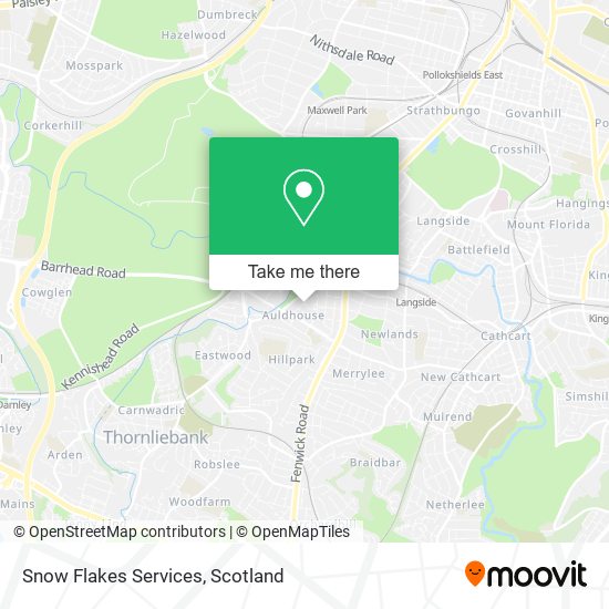 Snow Flakes Services map