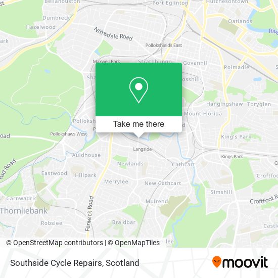Southside Cycle Repairs map