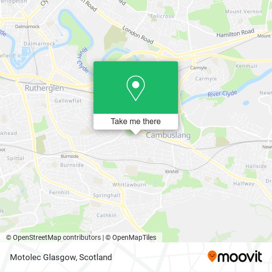 Motolec Glasgow map