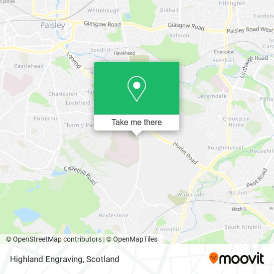 Highland Engraving map