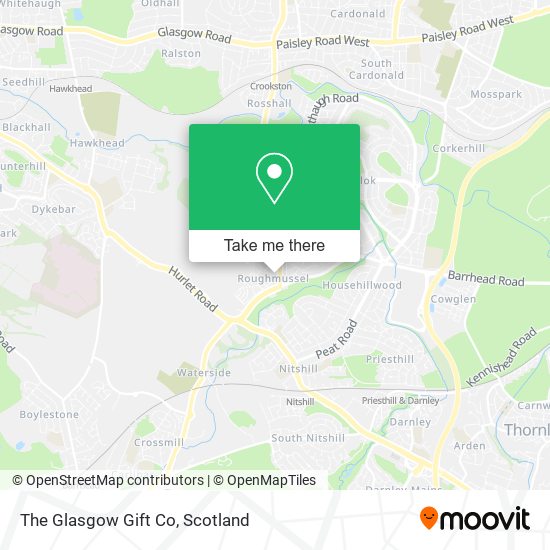 The Glasgow Gift Co map