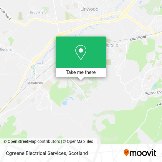 Cgreene Electrical Services map