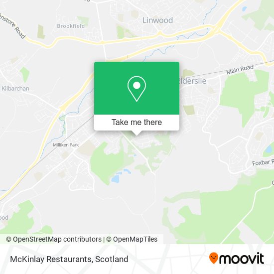 McKinlay Restaurants map