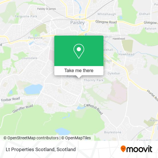 Lt Properties Scotland map