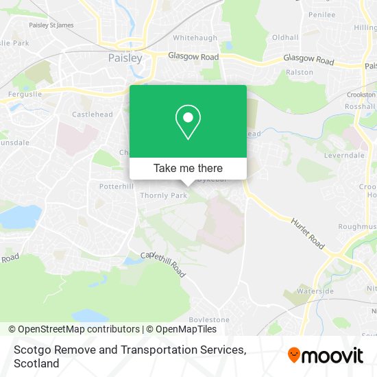 Scotgo Remove and Transportation Services map