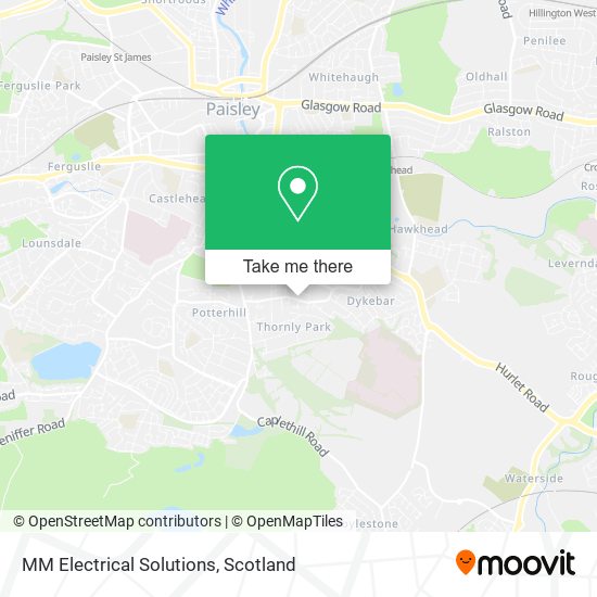 MM Electrical Solutions map