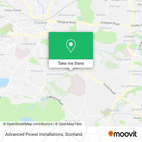 Advanced Power Installations map