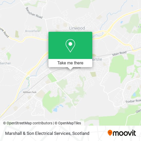 Marshall & Son Electrical Services map