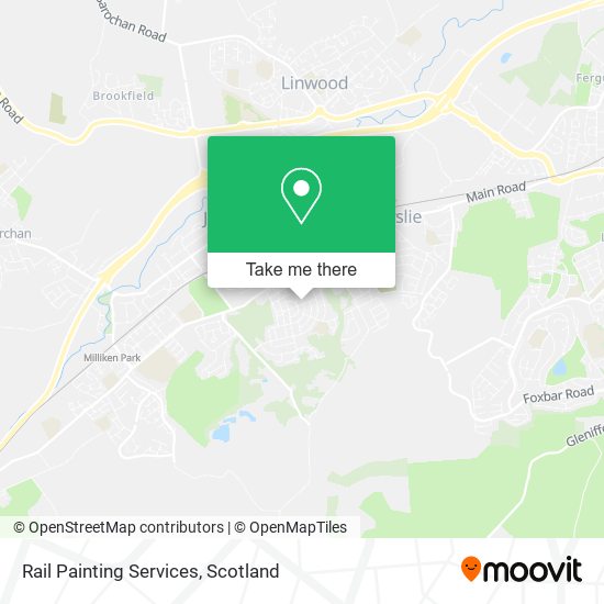 Rail Painting Services map