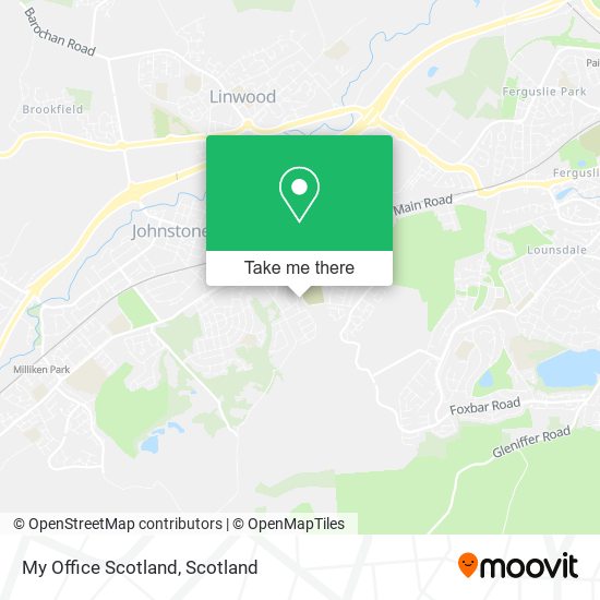 My Office Scotland map