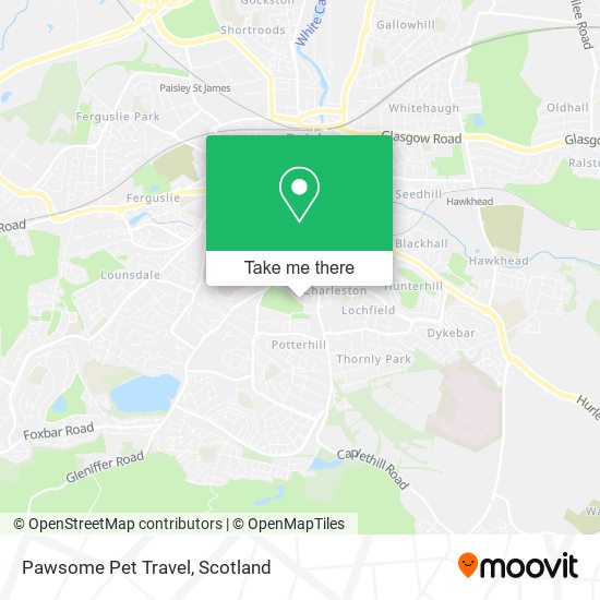 Pawsome Pet Travel map