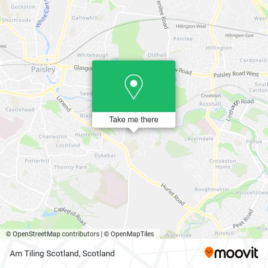 Am Tiling Scotland map
