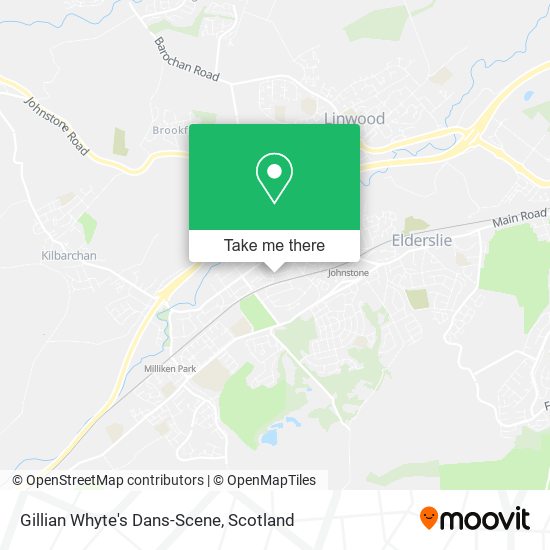 Gillian Whyte's Dans-Scene map