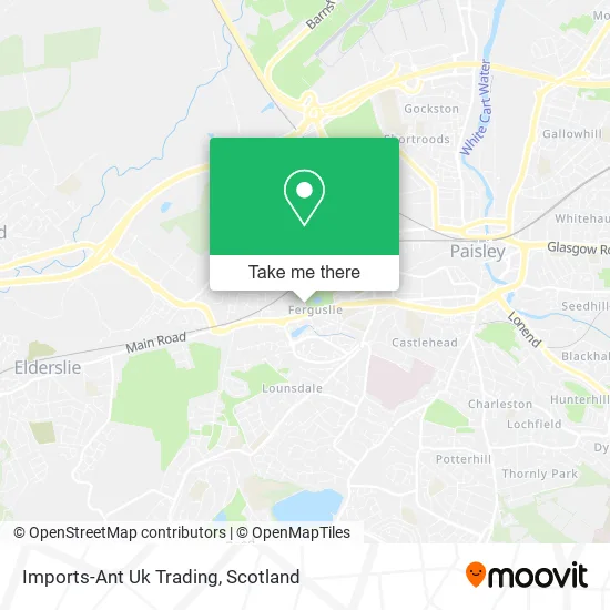 Imports-Ant Uk Trading map