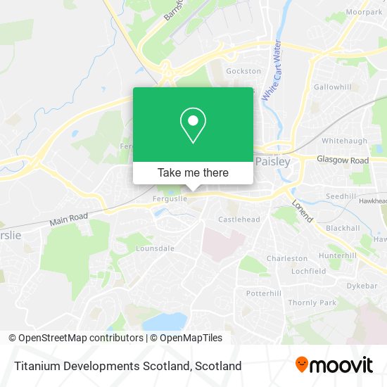 Titanium Developments Scotland map