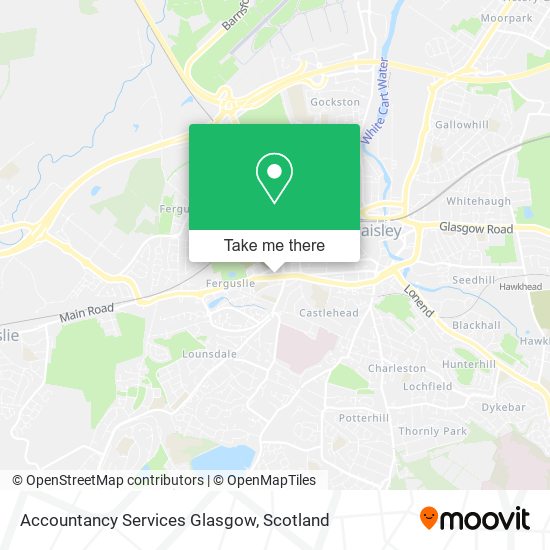 Accountancy Services Glasgow map