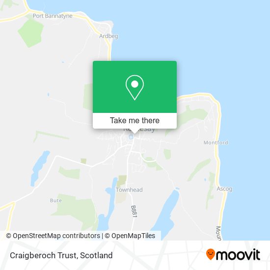 Craigberoch Trust map