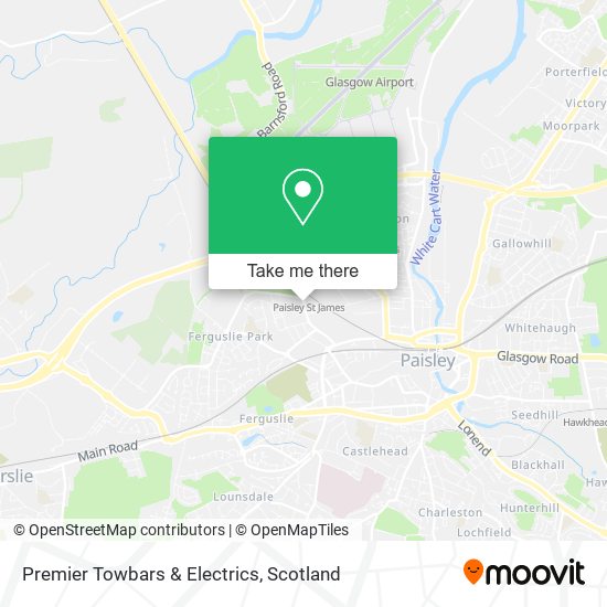 Premier Towbars & Electrics map