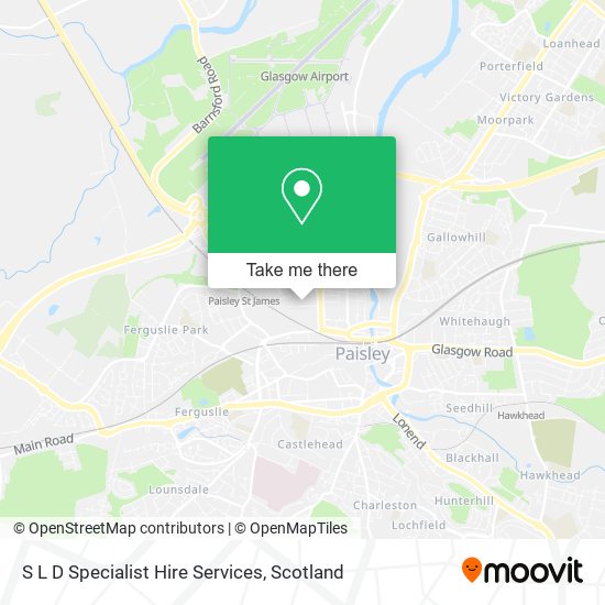 S L D Specialist Hire Services map