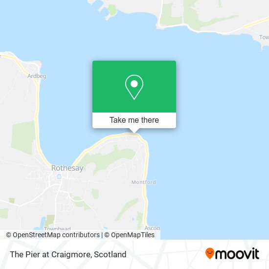 The Pier at Craigmore map