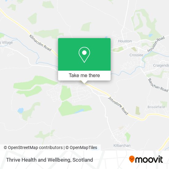 Thrive Health and Wellbeing map