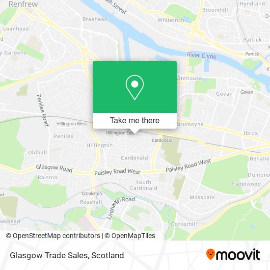 Glasgow Trade Sales map