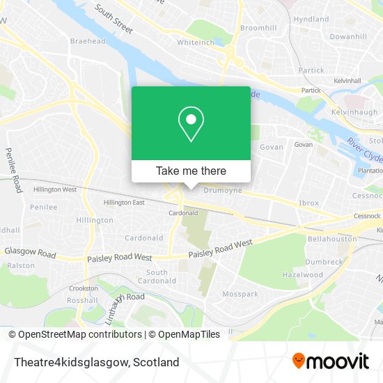 Theatre4kidsglasgow map