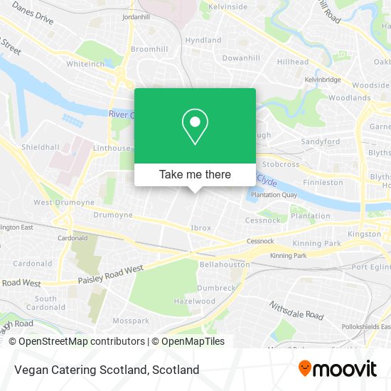 Vegan Catering Scotland map