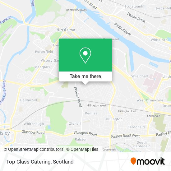 Top Class Catering map
