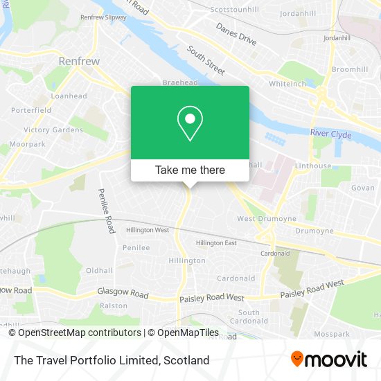 The Travel Portfolio Limited map