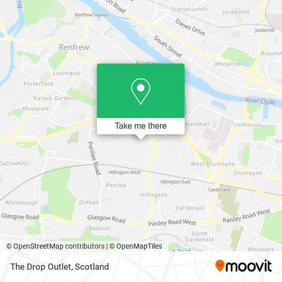 The Drop Outlet map