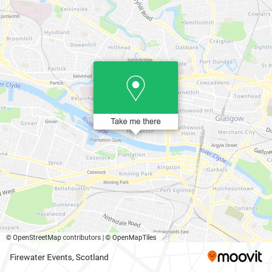 Firewater Events map