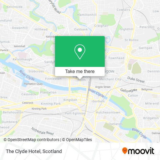 The Clyde Hotel map