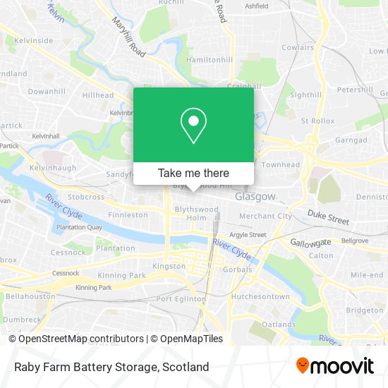 Raby Farm Battery Storage map