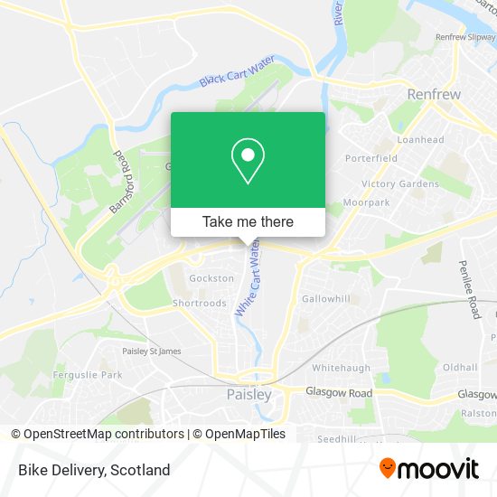 Bike Delivery map