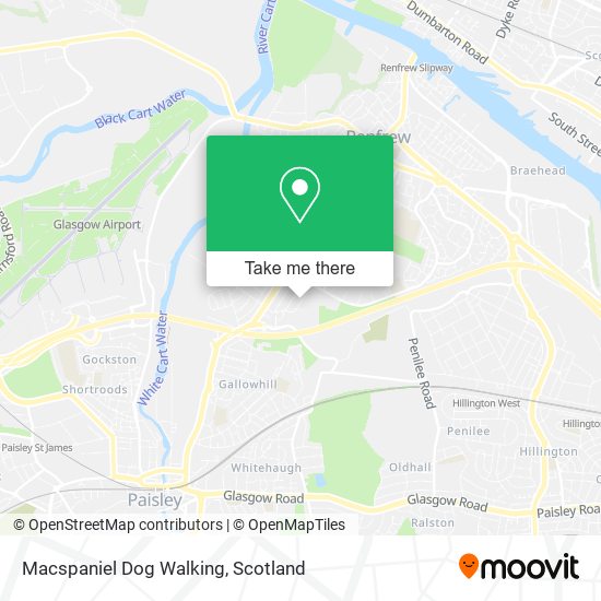Macspaniel Dog Walking map