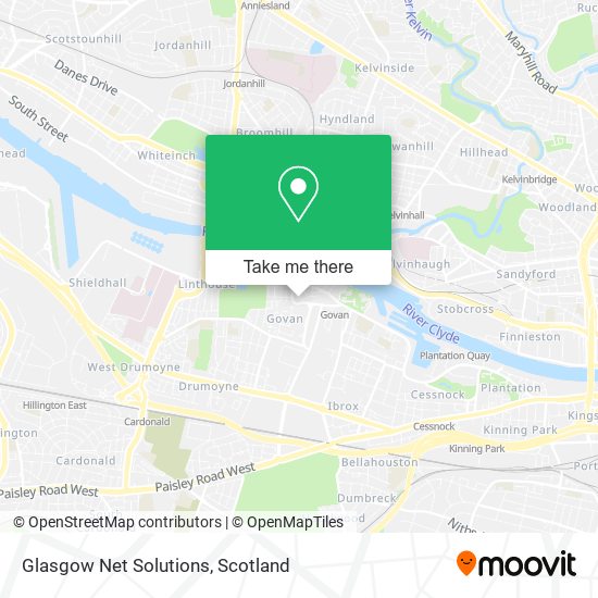 Glasgow Net Solutions map