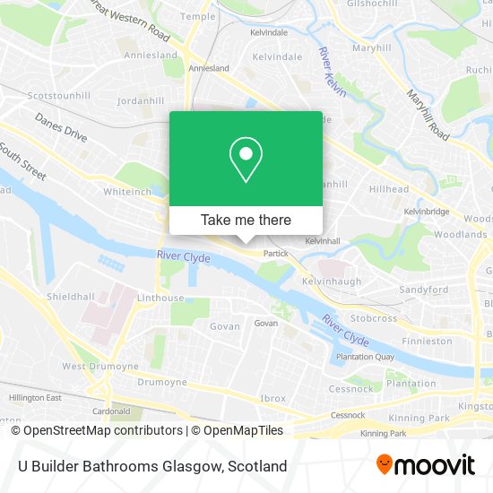 U Builder Bathrooms Glasgow map