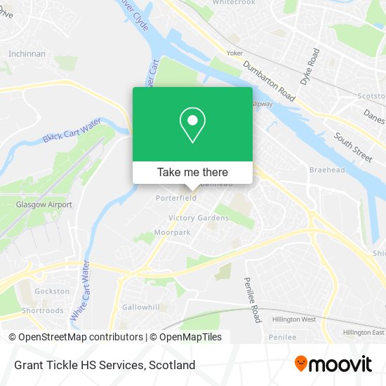 Grant Tickle HS Services map