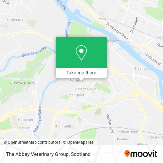 The Abbey Veterinary Group map