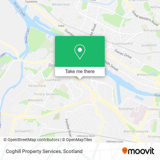 Coghill Property Services map